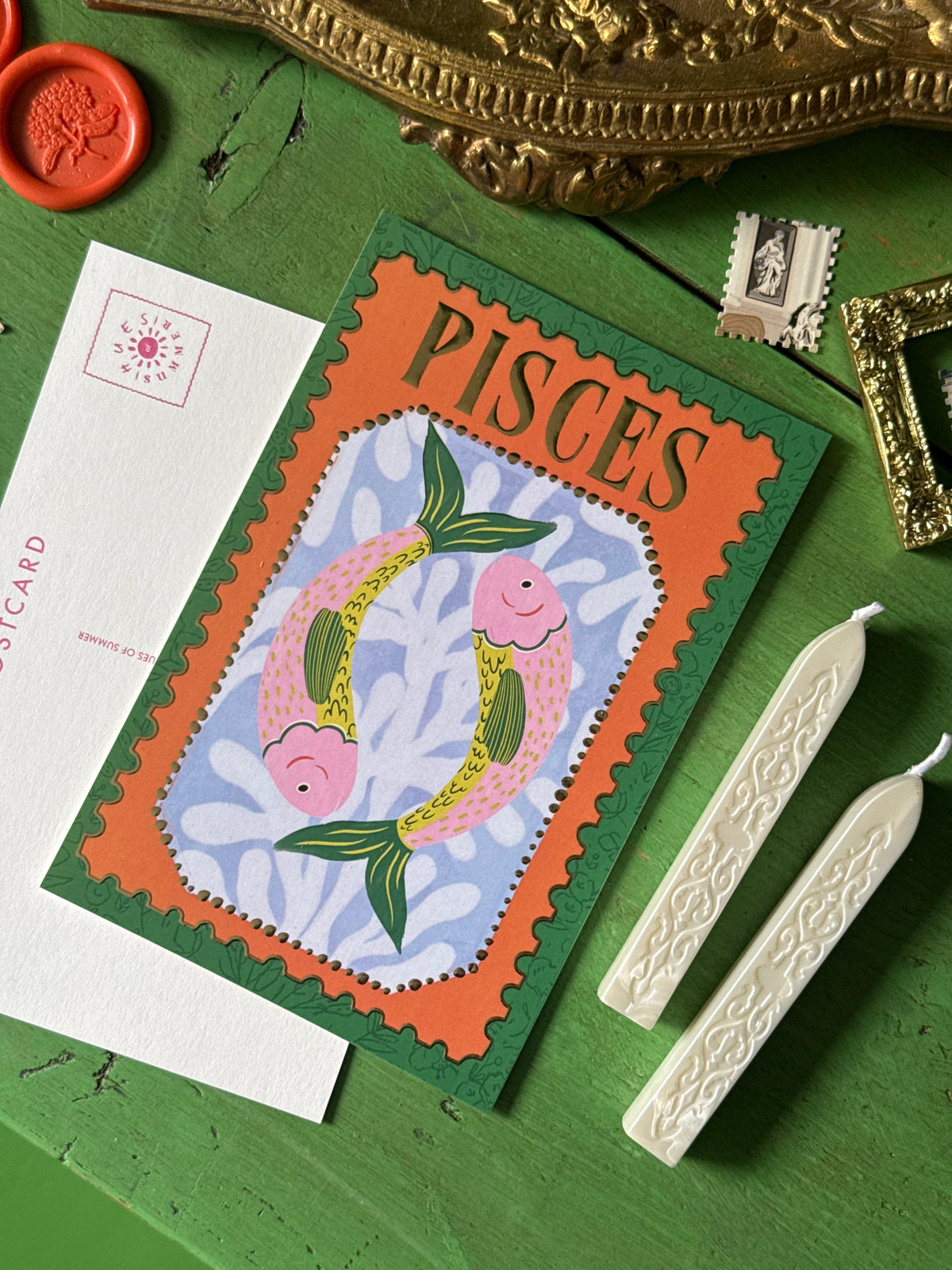 Pisces | Zodiac Postcard