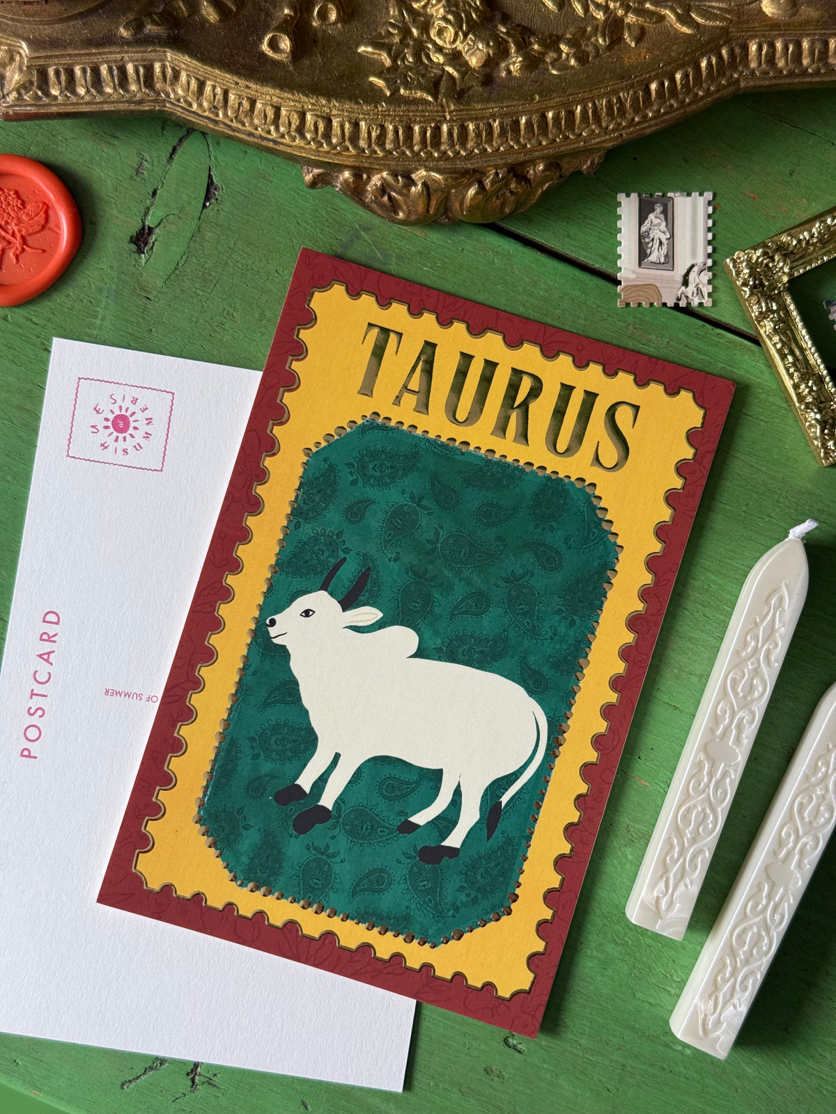 Taurus | Zodiac Postcard