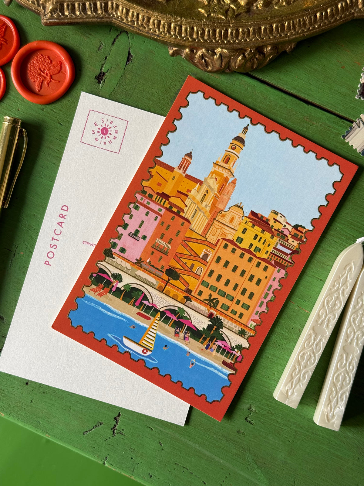 Postcard | Menton, France