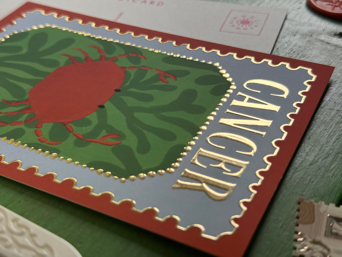 Cancer | Zodiac Postcard