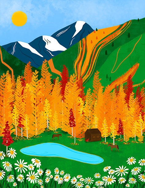 Aspen Co Art Print