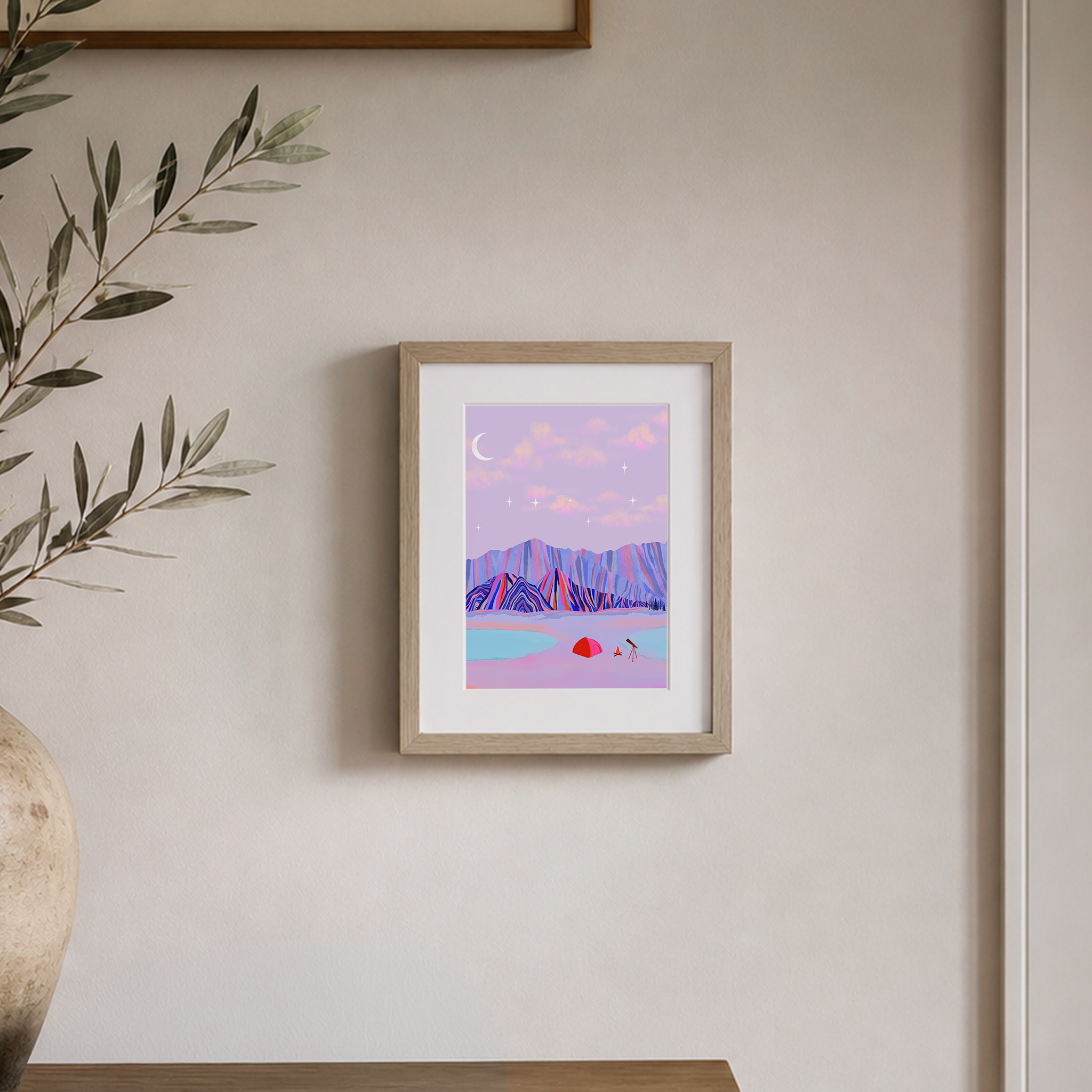 Purple Mountain Art Print