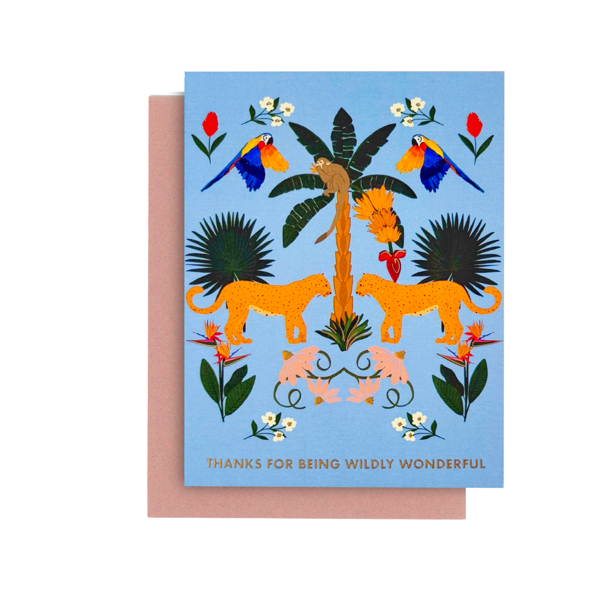 Greeting Card | Thanks for being wildly wonderful