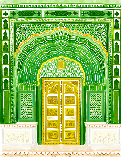 Green Gate Art Print
