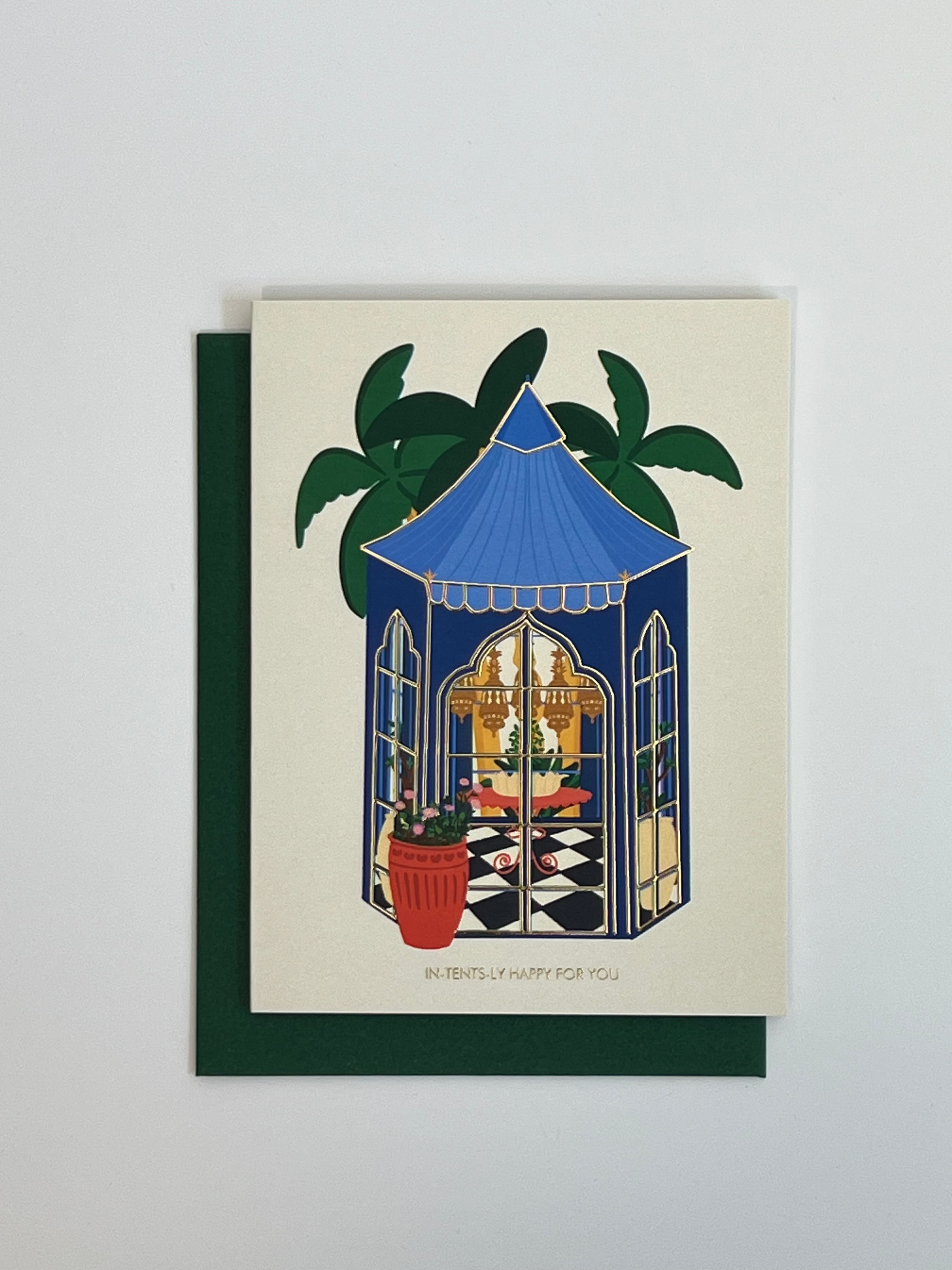 Greeting Card | In-Tents-ly Happy For You