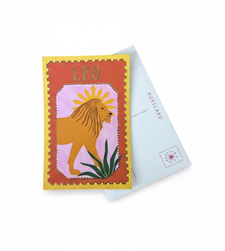 Leo | Zodiac Postcard