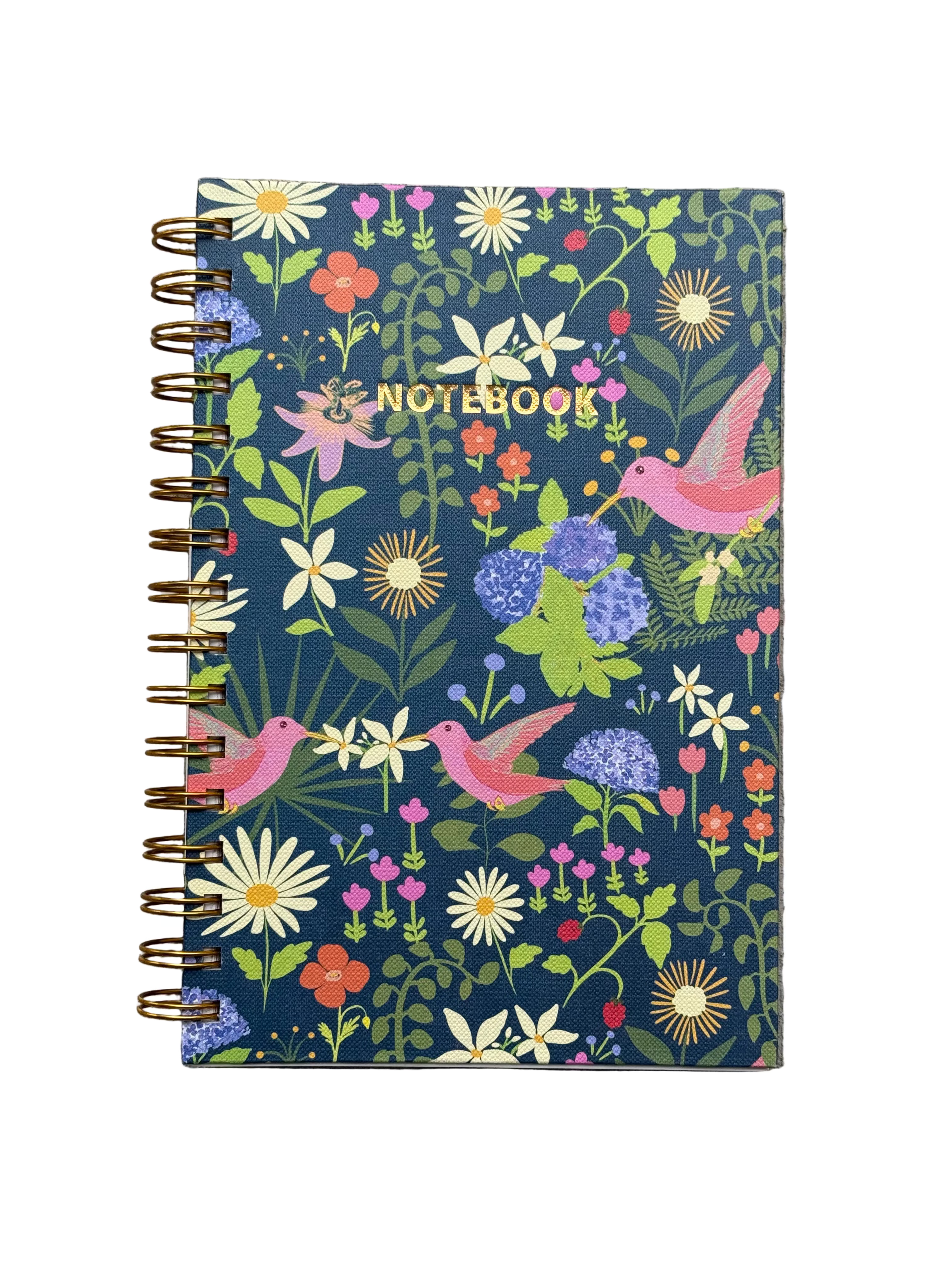 Hand-Illustrated Hardcover Notebook | Hummingbird
