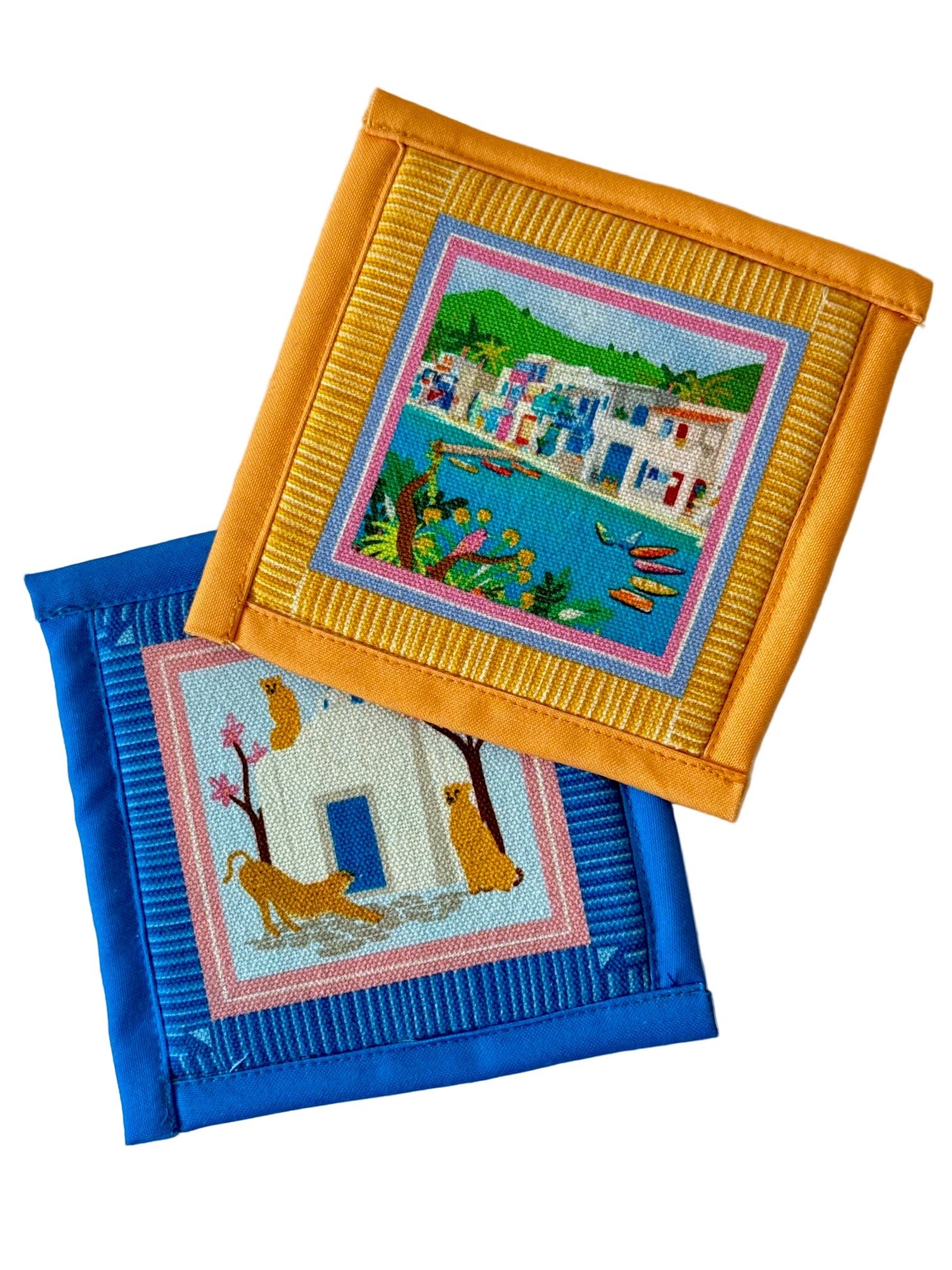 Coasters (Set of 4) | Greek Summer