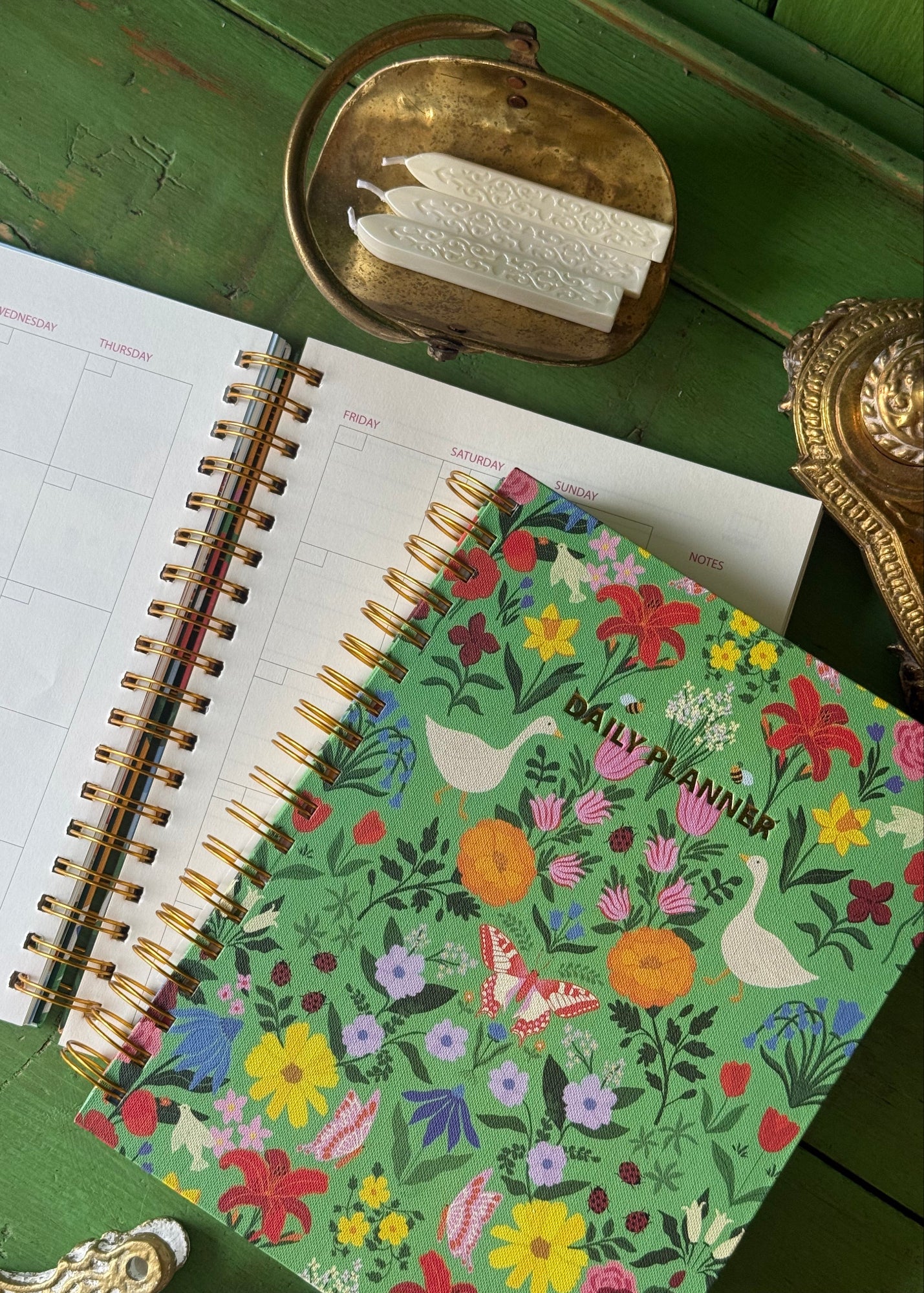 Undated Daily Planner | Garden Reverie