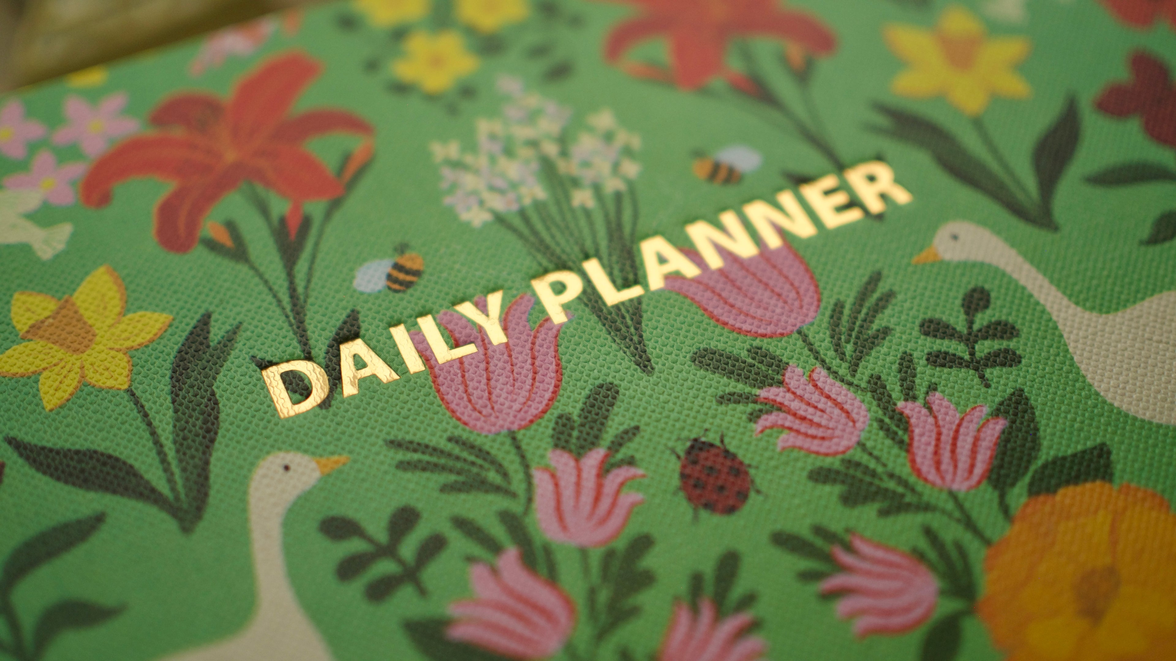 Undated Daily Planner | Garden Reverie