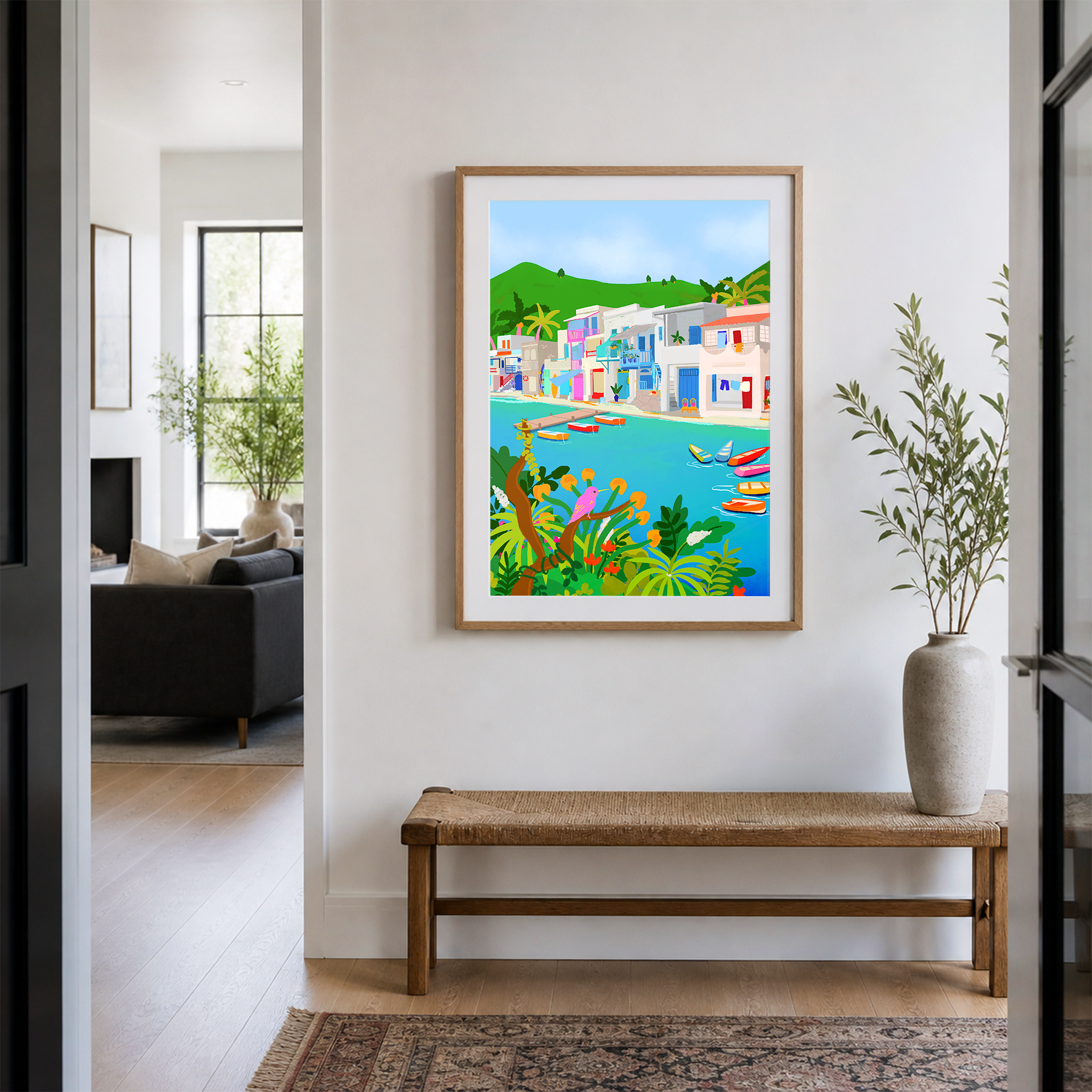 Klima Art Print