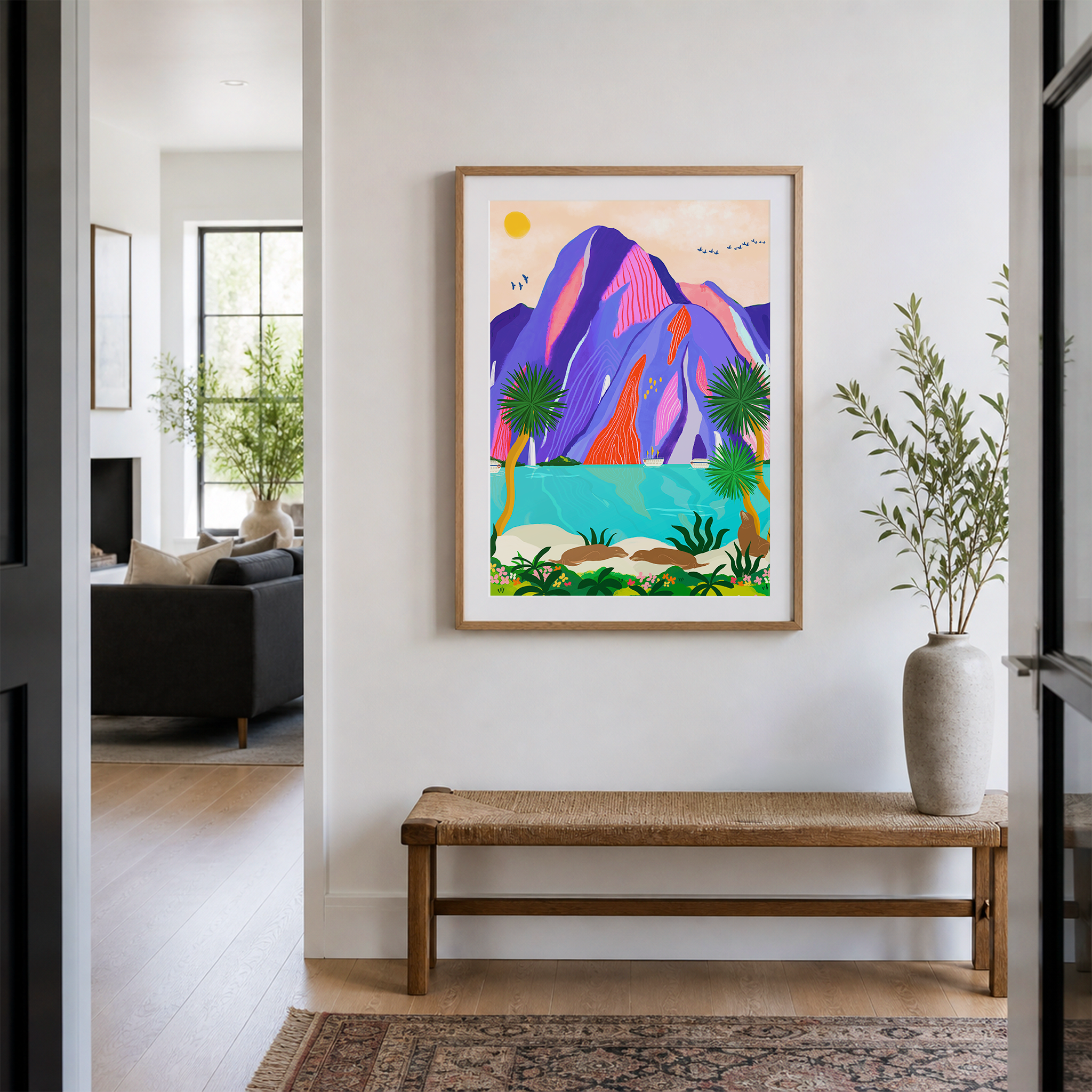 Milford Art Print