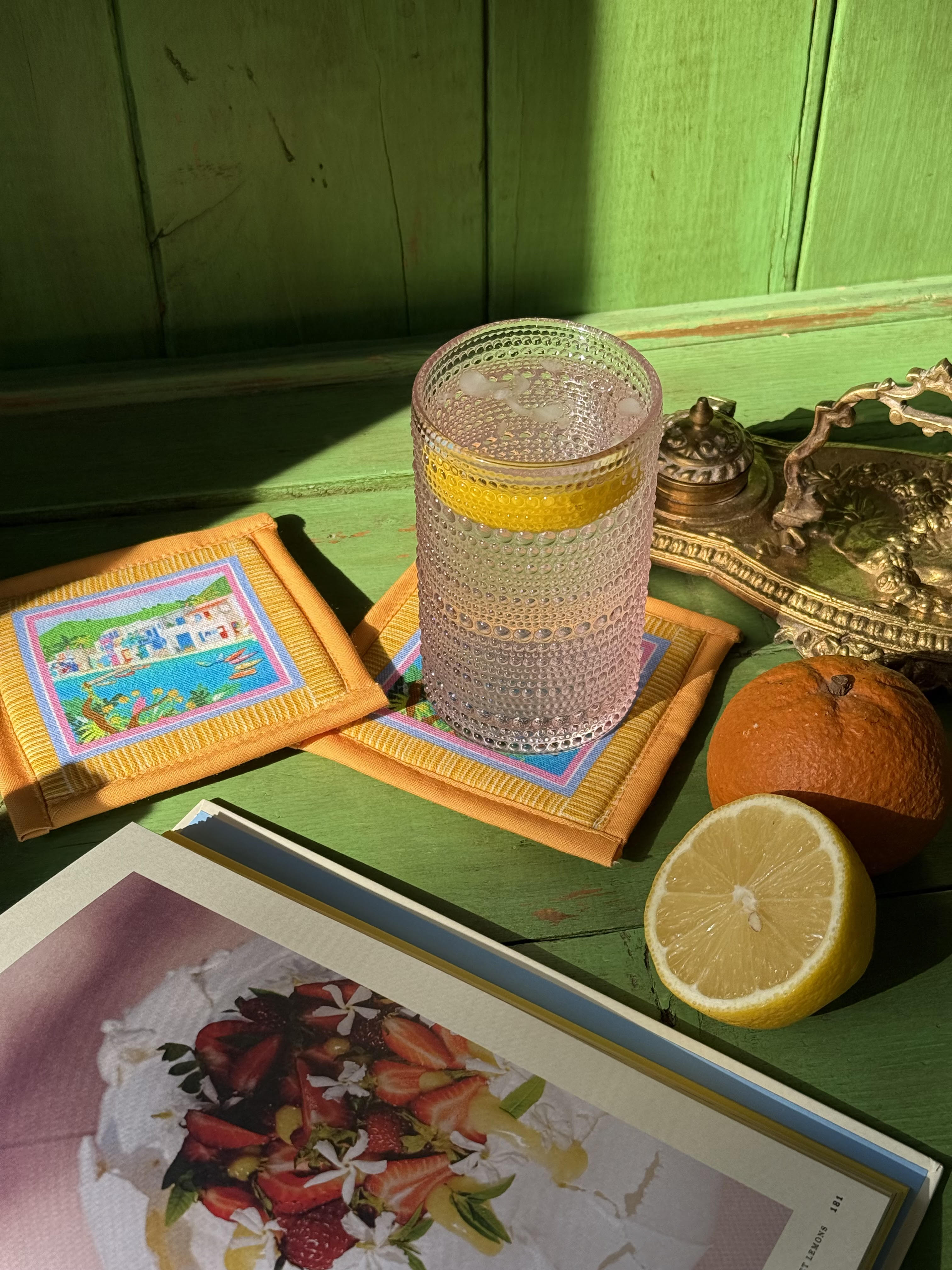 Coasters (Set of 4) | Greek Summer