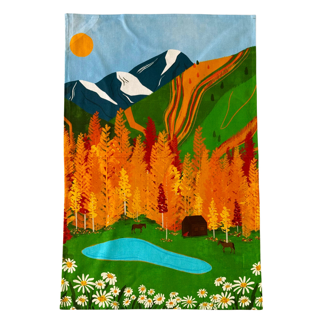 Colorado Aspens Tea Towel
