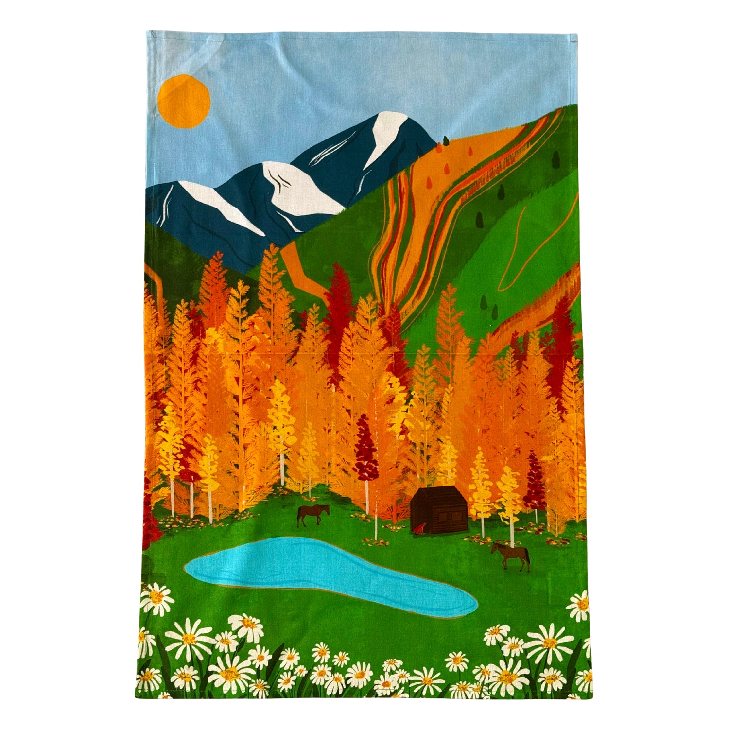 Colorado Aspens Tea Towel