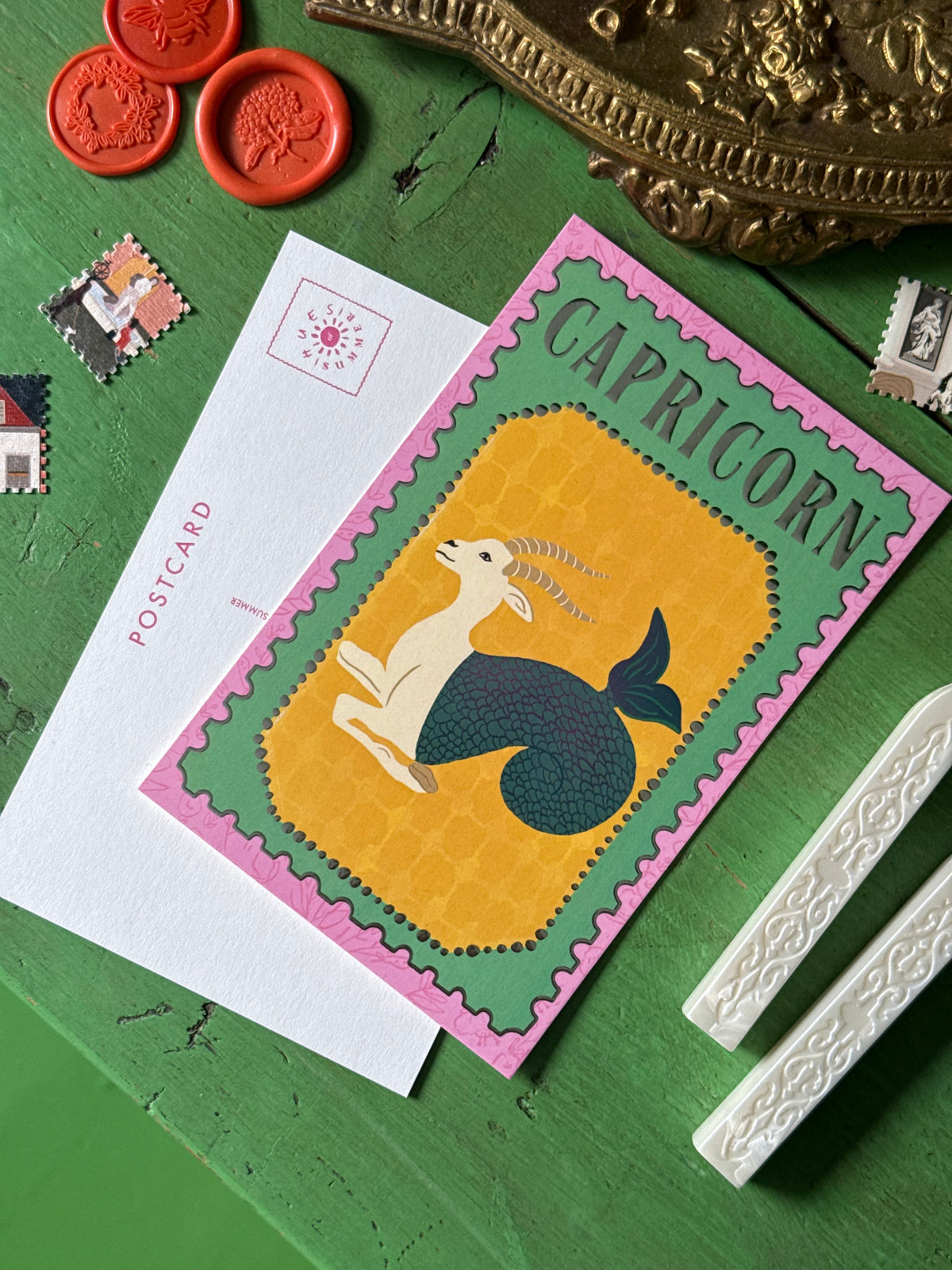 Capricorn | Zodiac Postcard