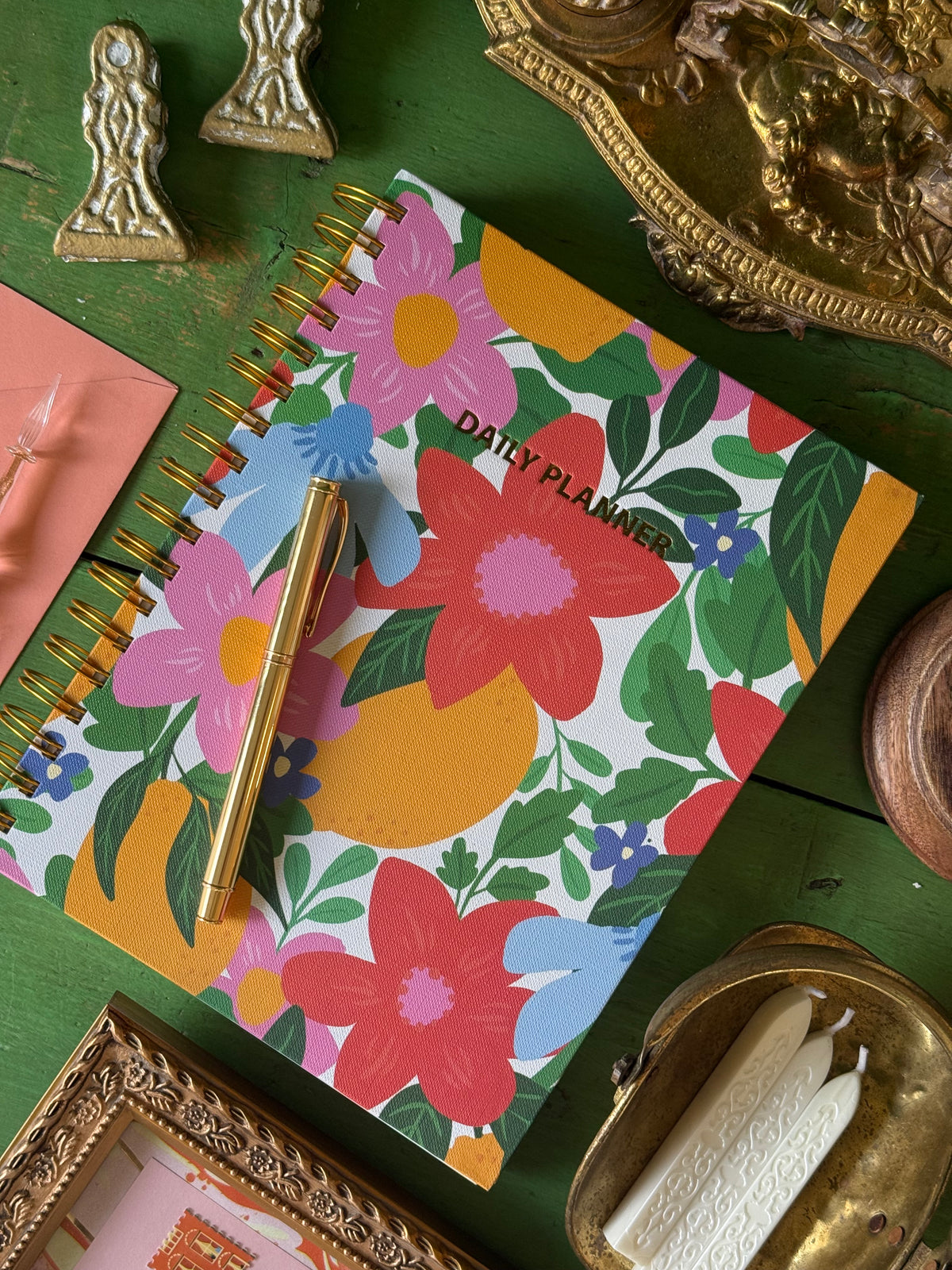 Undated Daily Planner | Citrus Blooms