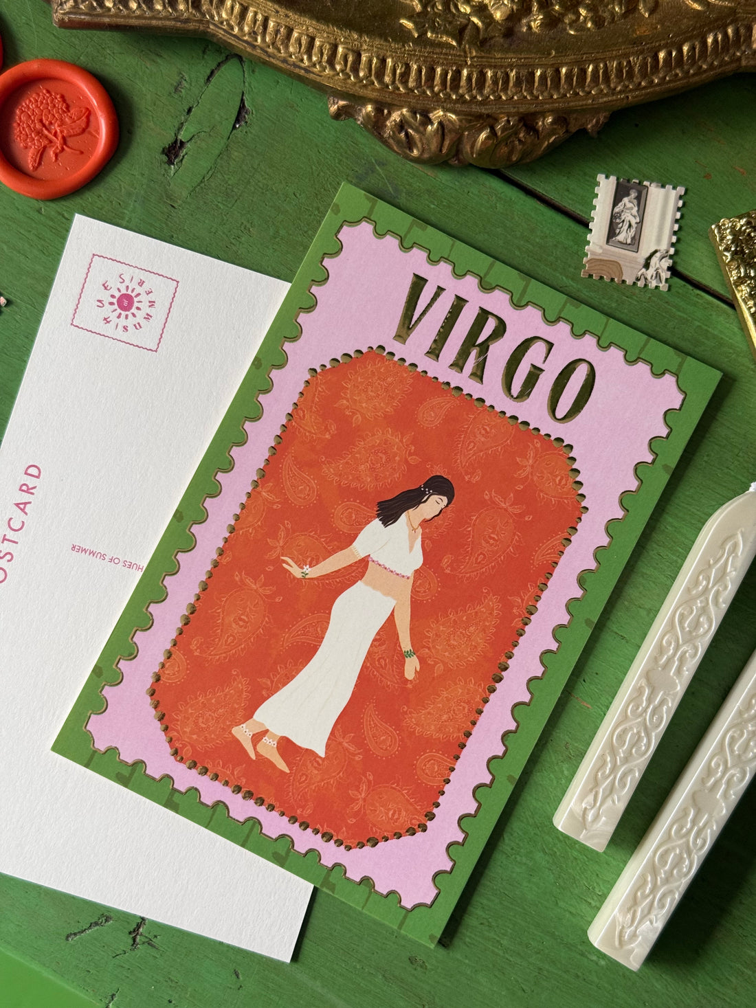 Virgo | Zodiac Postcard