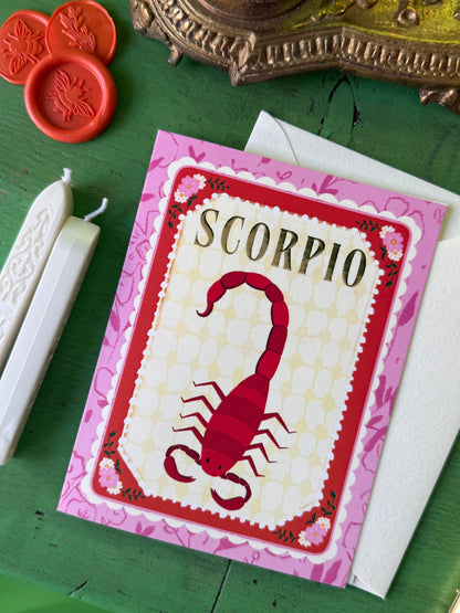 Greeting Card | Scorpio