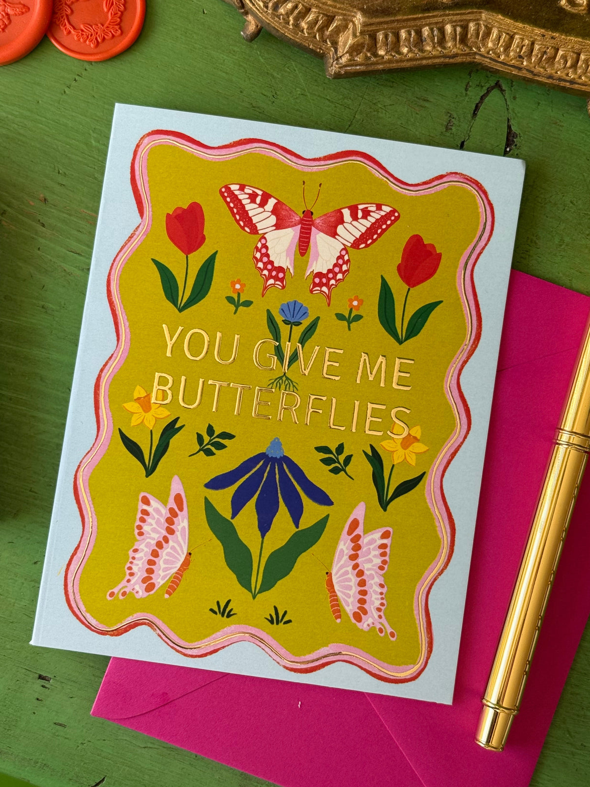 Greeting Card | You Give Me Butterflies