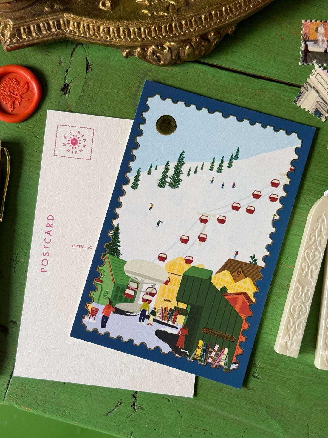 Postcard | Ski Town