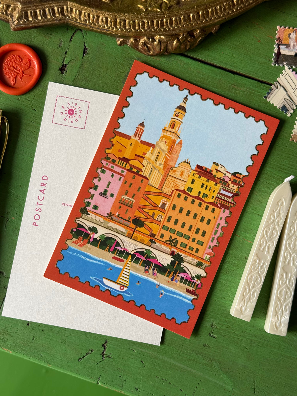 Postcard | Menton, France