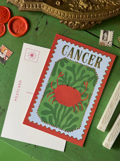 Cancer | Zodiac Postcard