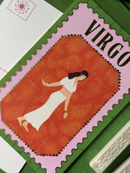 Virgo | Zodiac Postcard