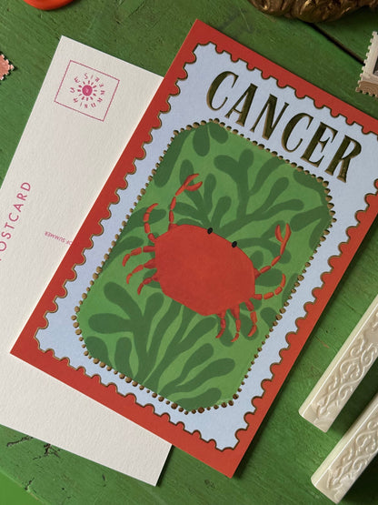 Cancer | Zodiac Postcard