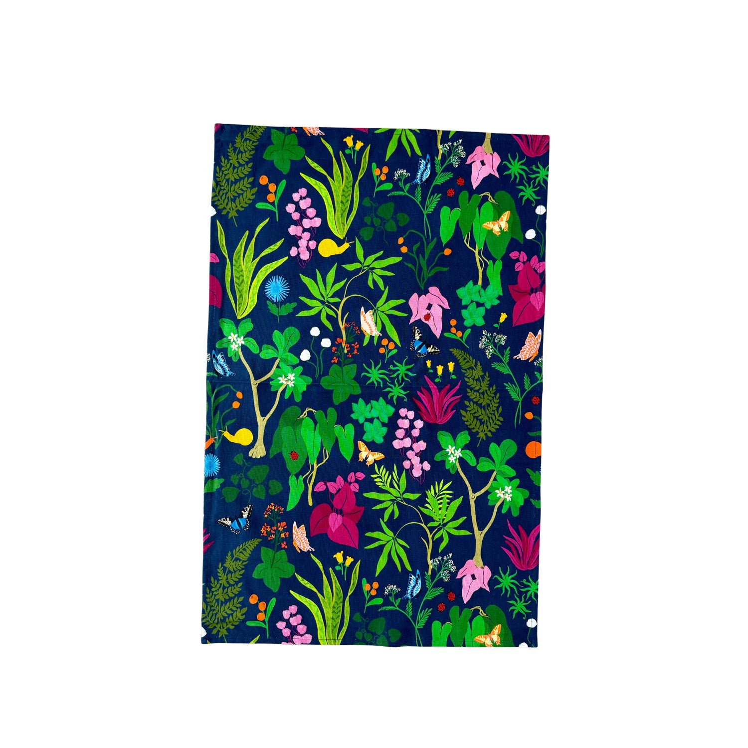 Bugs and Blooms Tea Towel