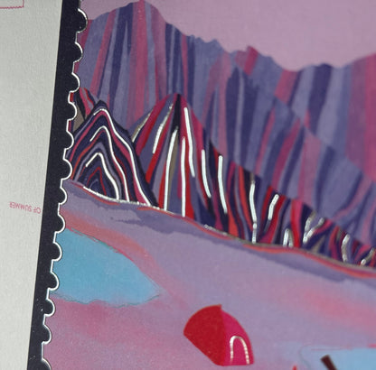 Postcard | Purple Mountain, Colorado