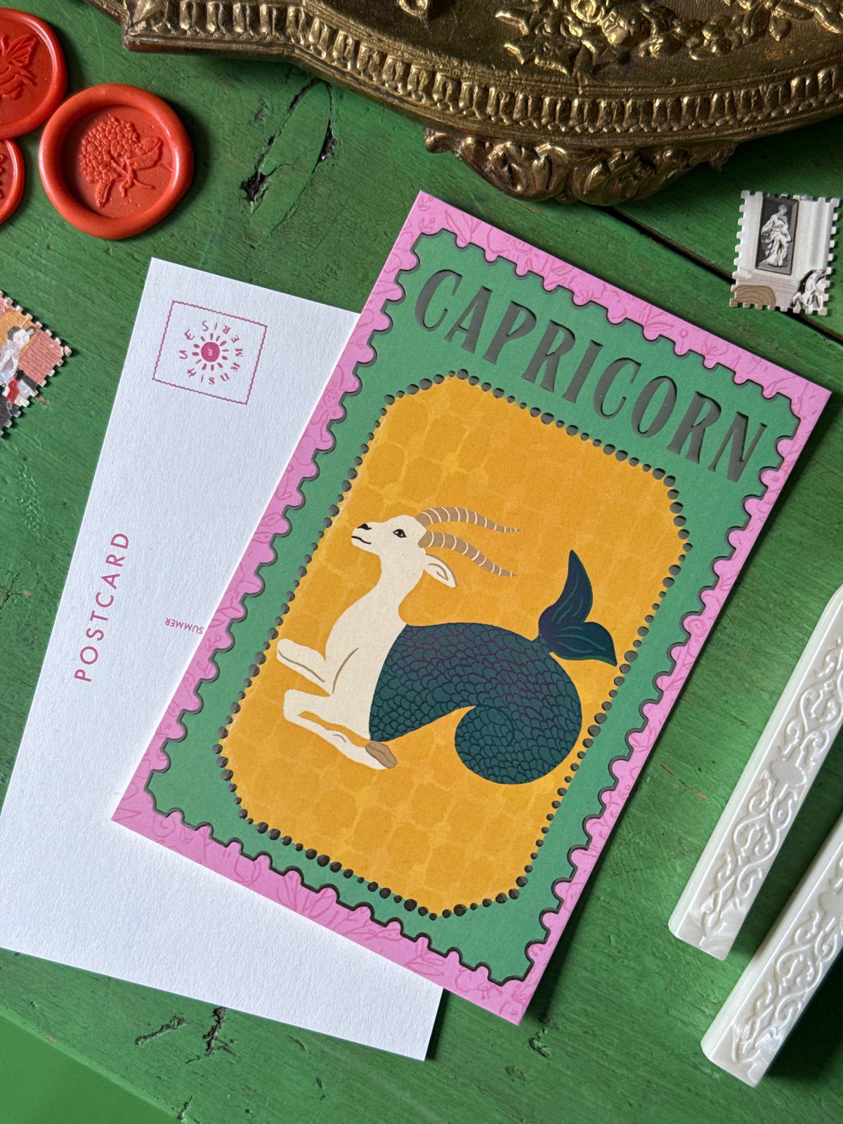 Capricorn | Zodiac Postcard