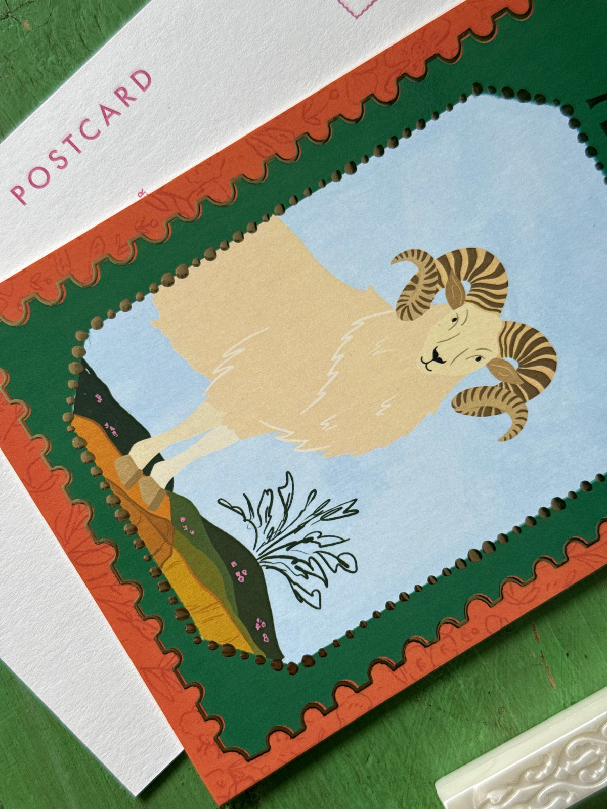 Aries | Zodiac Postcard
