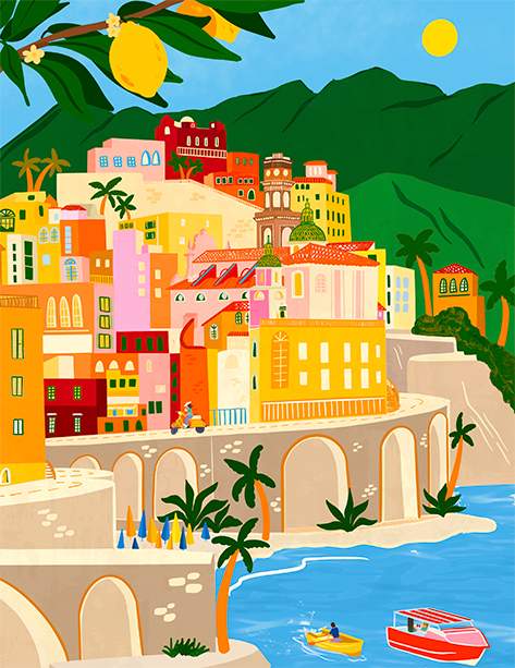 Amalfi Art Print