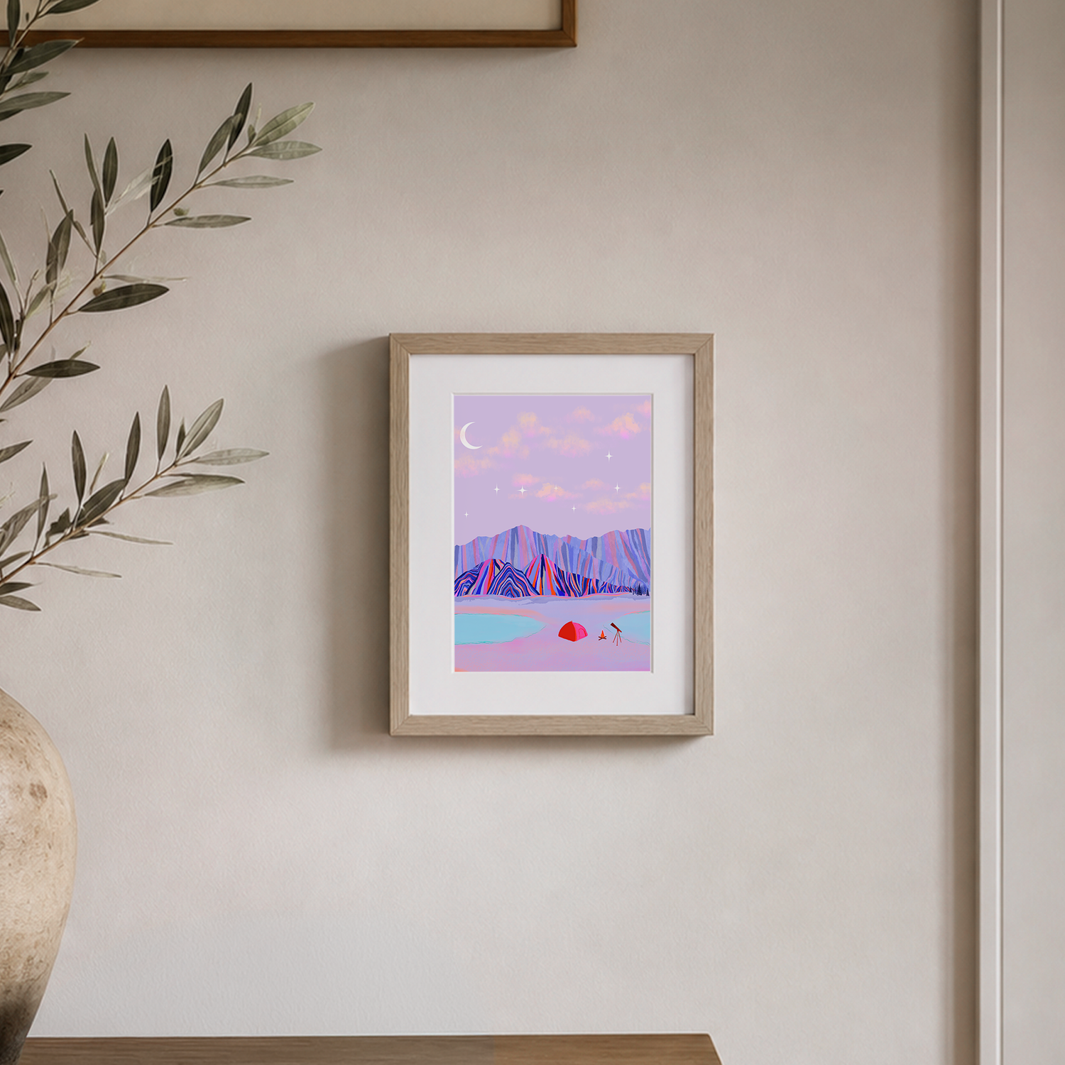 Purple Mountain Art Print