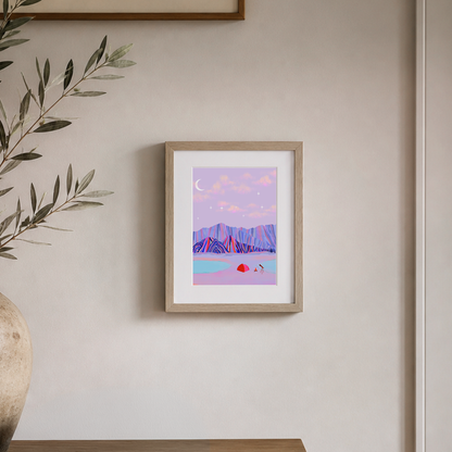 Purple Mountain Art Print