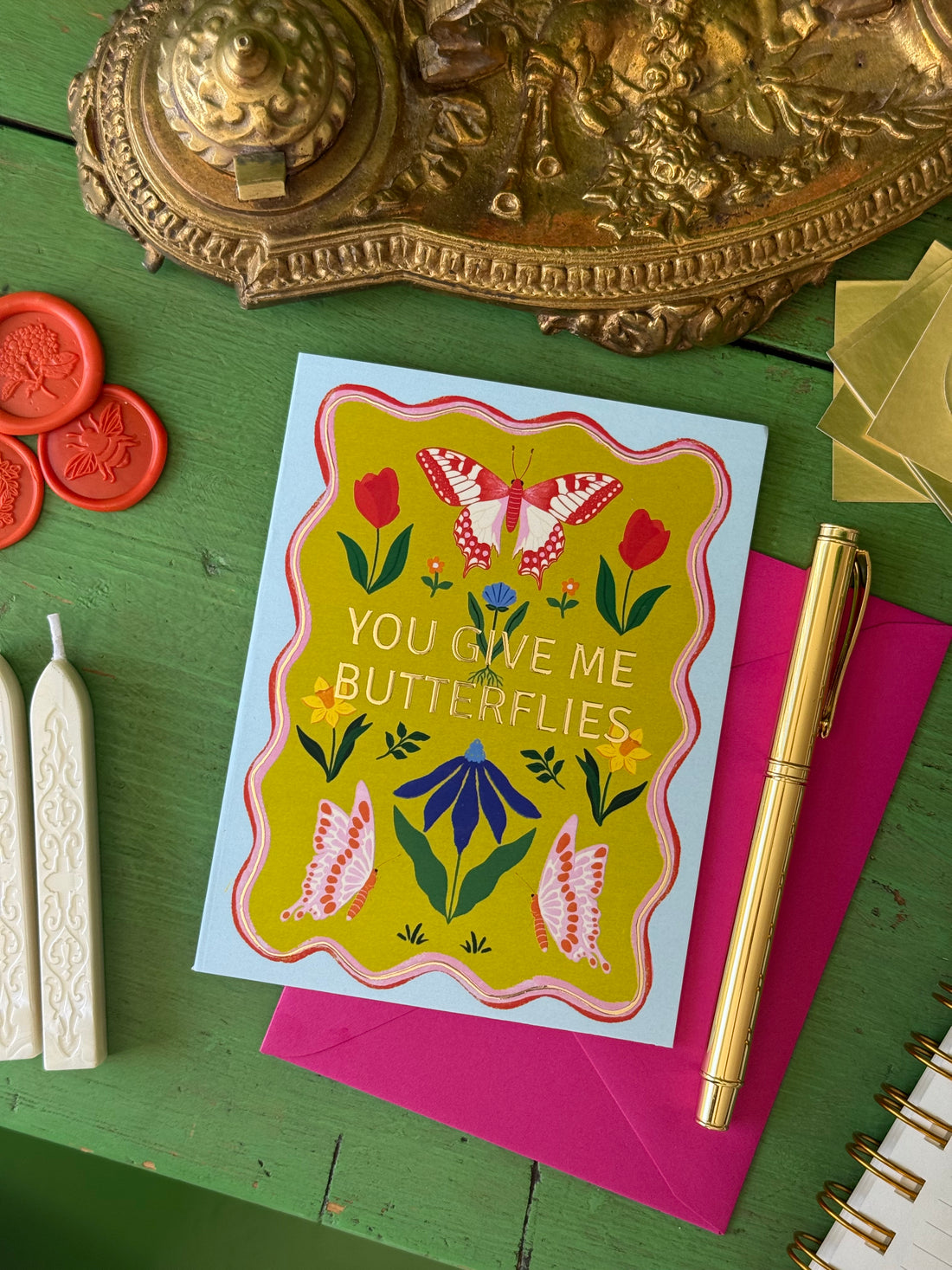 Greeting Card | You Give Me Butterflies