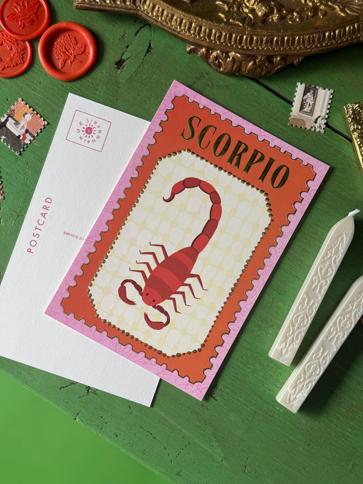 Scorpio | Zodiac Postcard