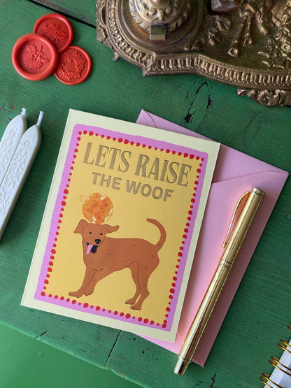 Greeting Card | Raise the Woof