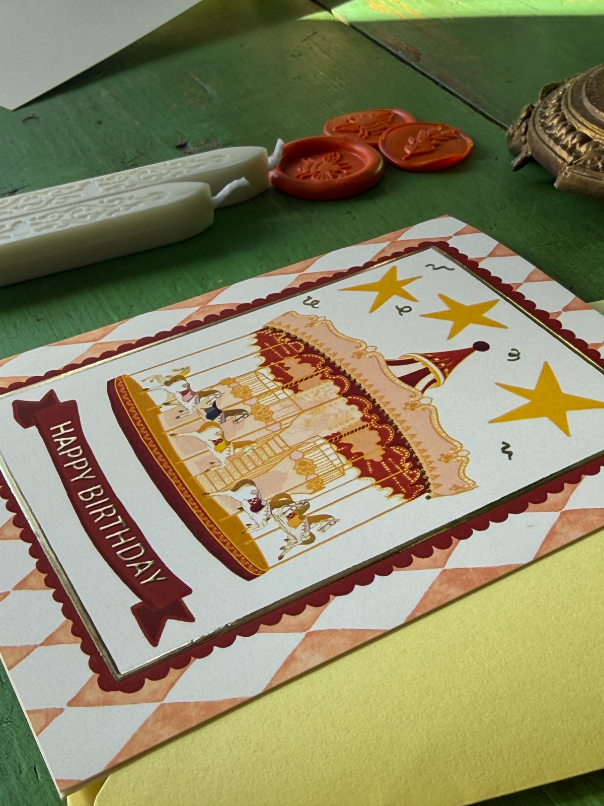 Greeting Card | Happy Birthday Carousel