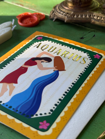 Greeting Card | Aquarius