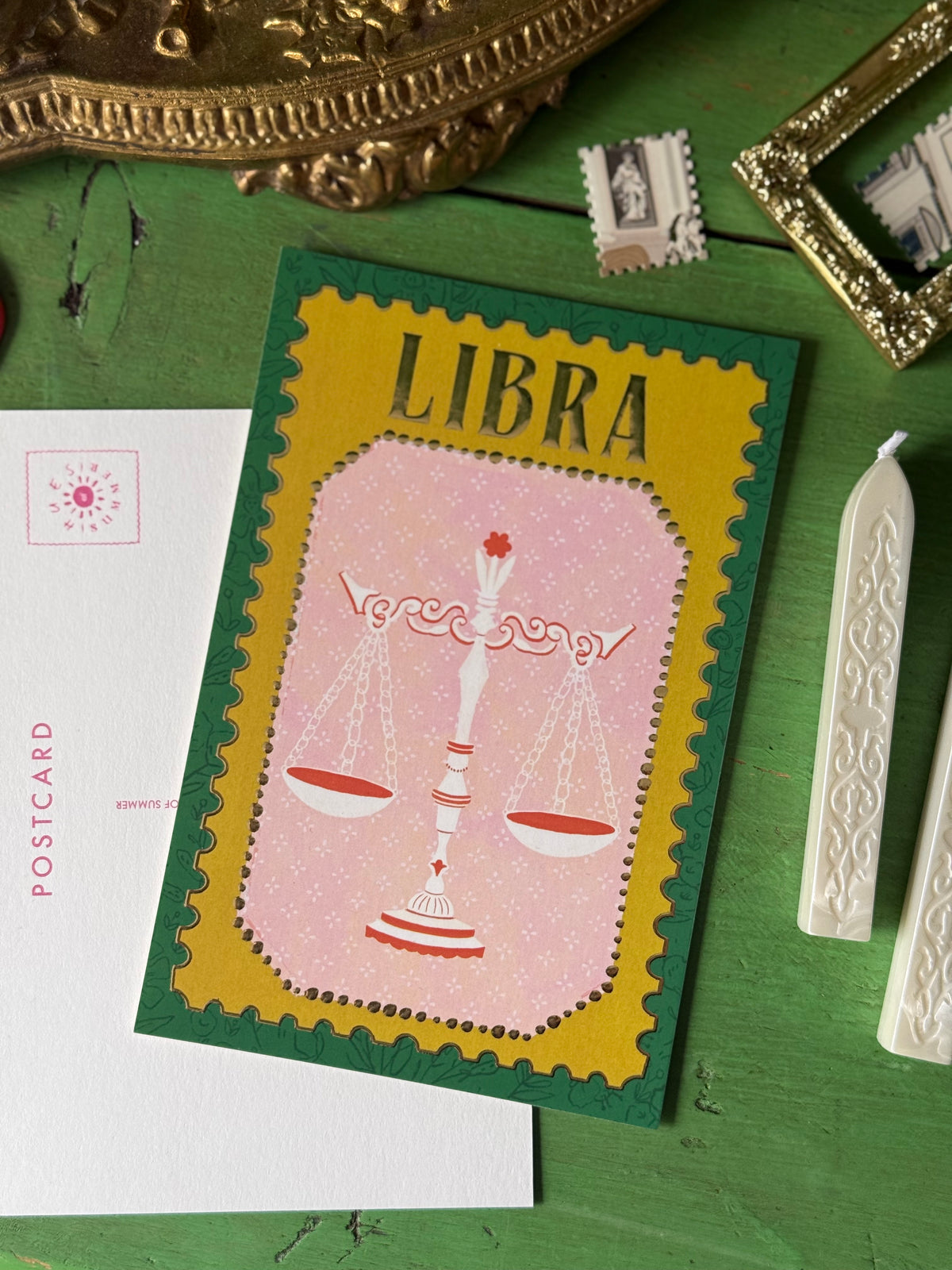 Libra | Zodiac Postcard
