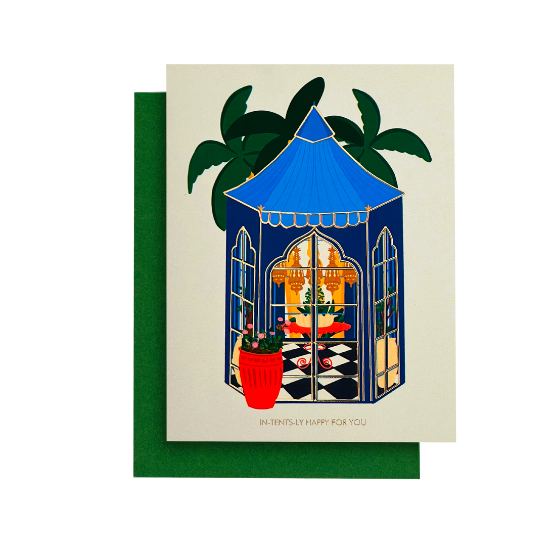 Greeting Card | In-Tents-ly Happy For You
