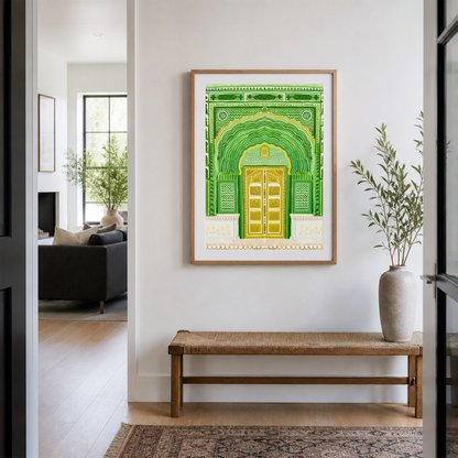 Green Gate Art Print
