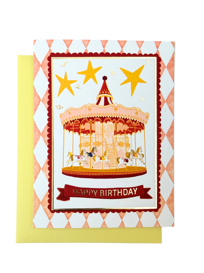 Greeting Card | Happy Birthday Carousel