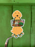 Market Dog Sticker – die-cut illustrated sticker | Hues of Summer