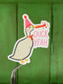 Duck Yeah Sticker – die-cut illustrated sticker | Hues of Summer