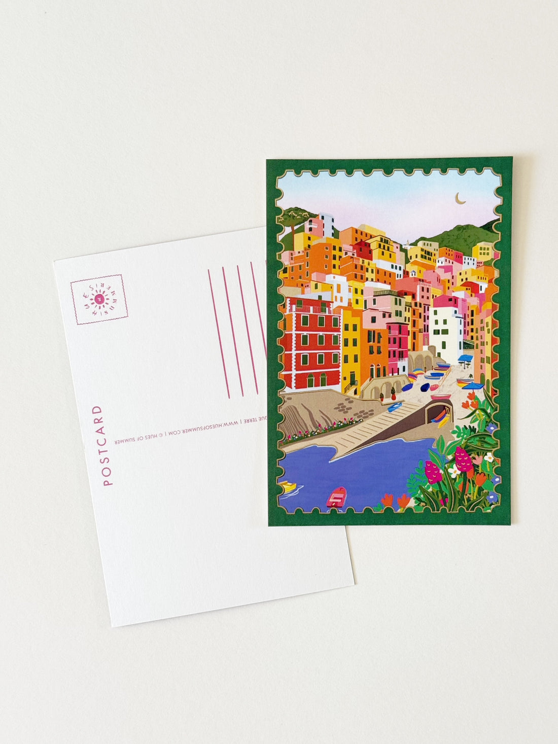 Postcard | Sunset in Cinque Terre