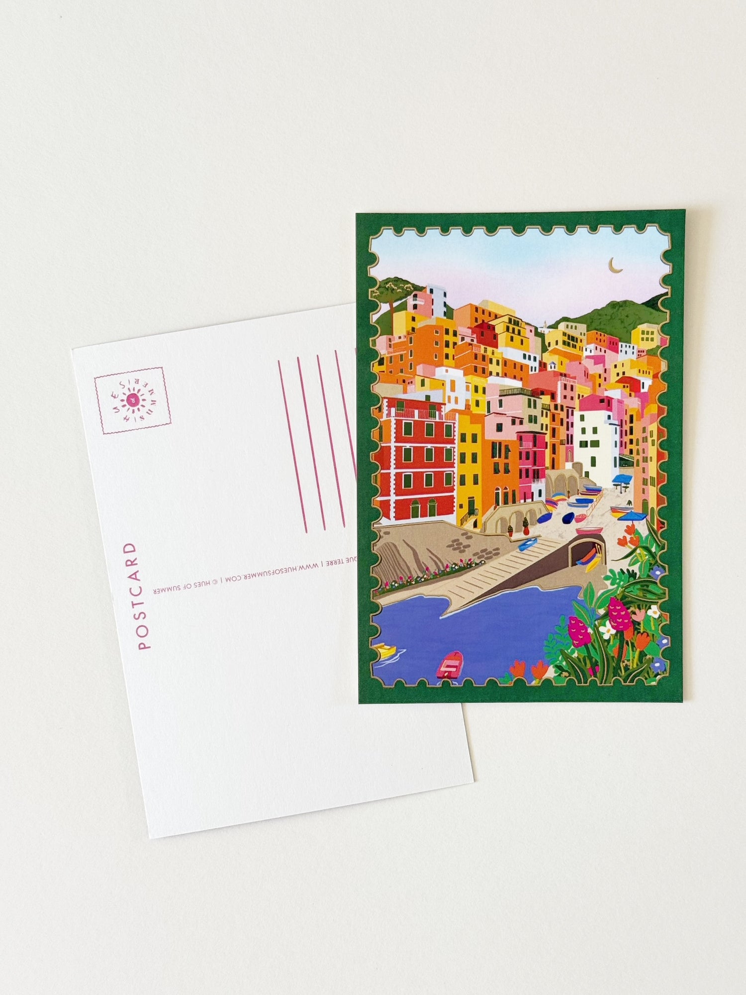 Postcard | Sunset in Cinque Terre