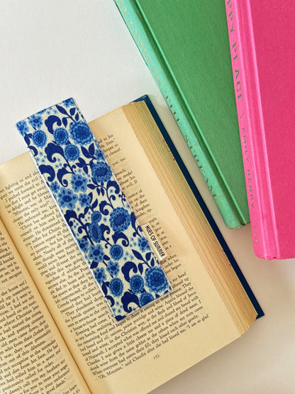 Greek Florals Bookmark – illustrated bookmark with original artwork | Hues of Summer